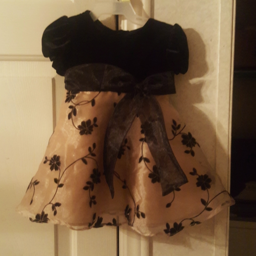 Girls size 3/6 MONTHS Rare Editions Holiday Dress